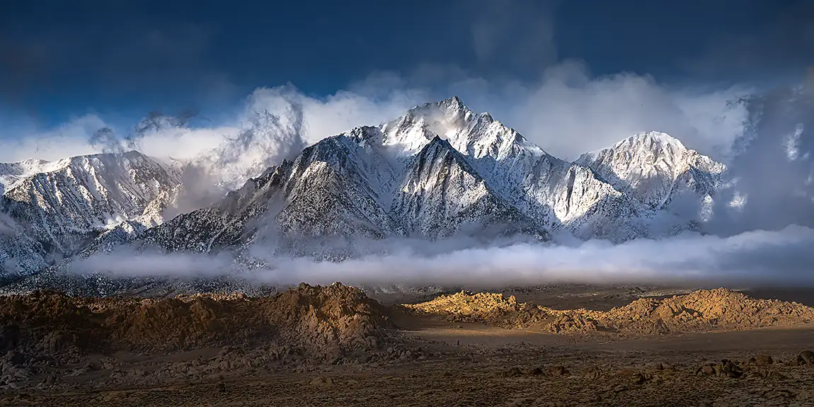 Zones Of Light, Eastern Sierra, Lone Pine, California, USA
