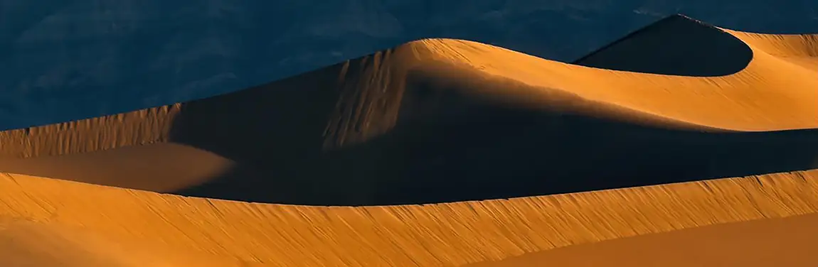 Mesquite Flats Sunrise, Death Valley, CA, USA