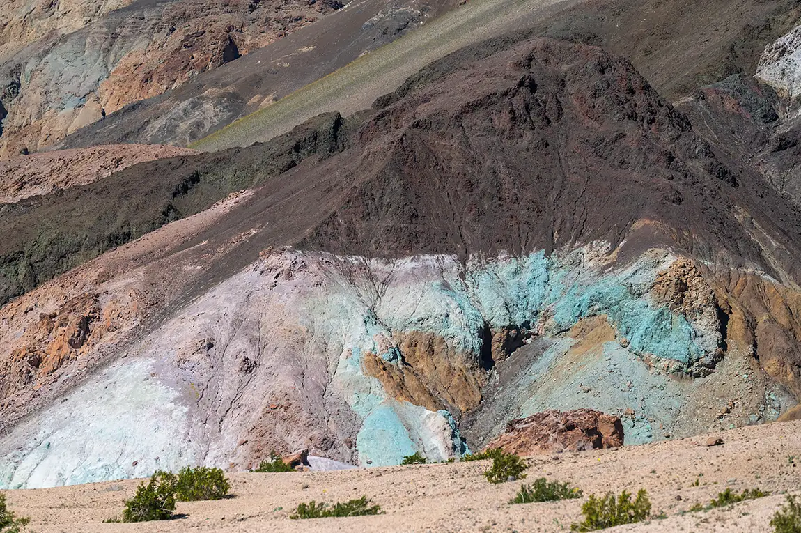 The Colors Of Sand, Death Valley National Park, California, USA