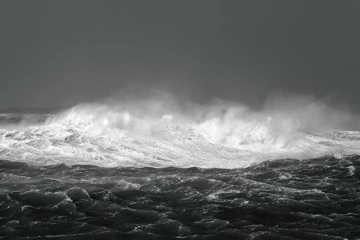 Breaking Waves, Hirtshals, Nordjylland, Denmark