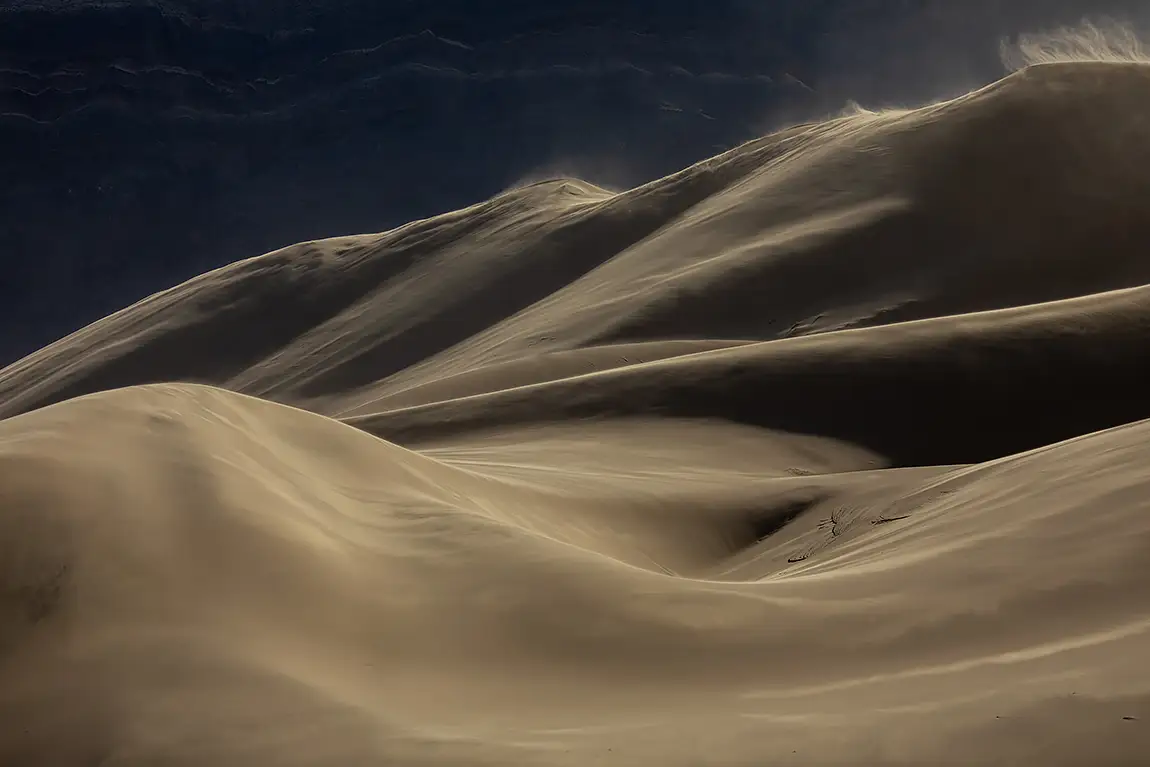 Suede Sand, Eureka Dunes, Death Valley, CA, USA