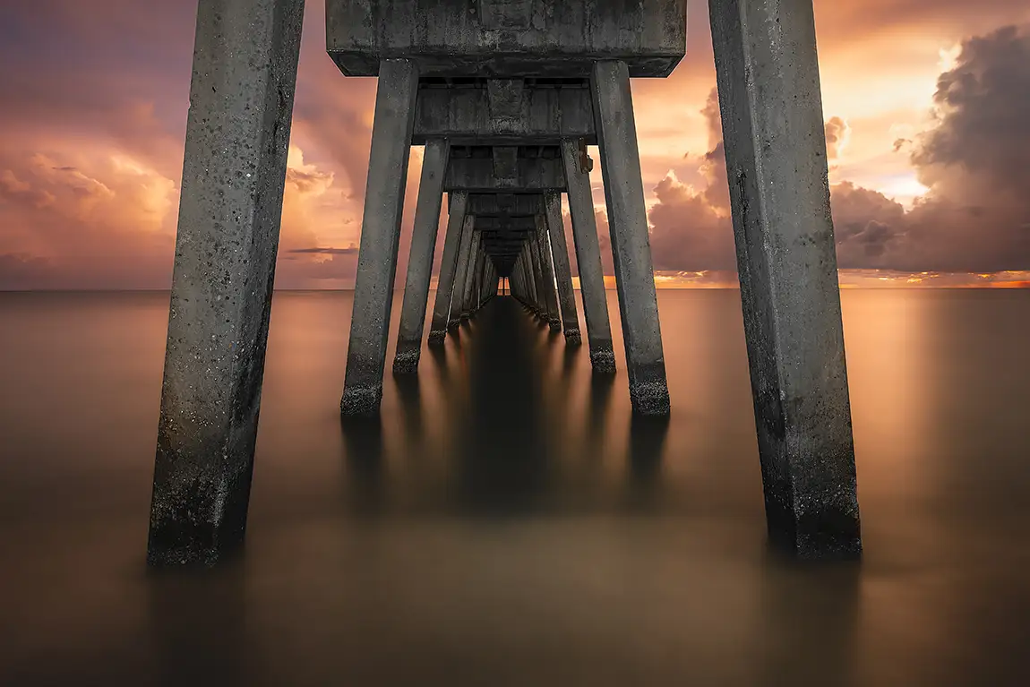 Fire In The Sky, Venice Beach Pier, Florida, USA