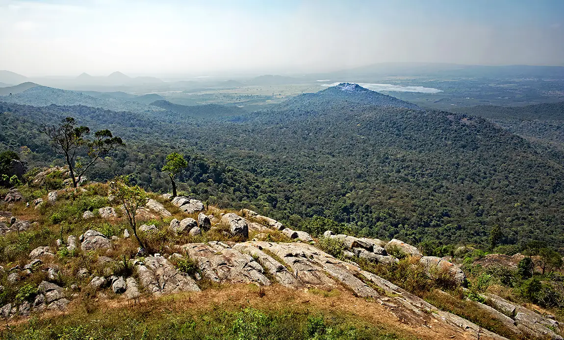 Grand Vista Of BR Hills Range, Mysore, India