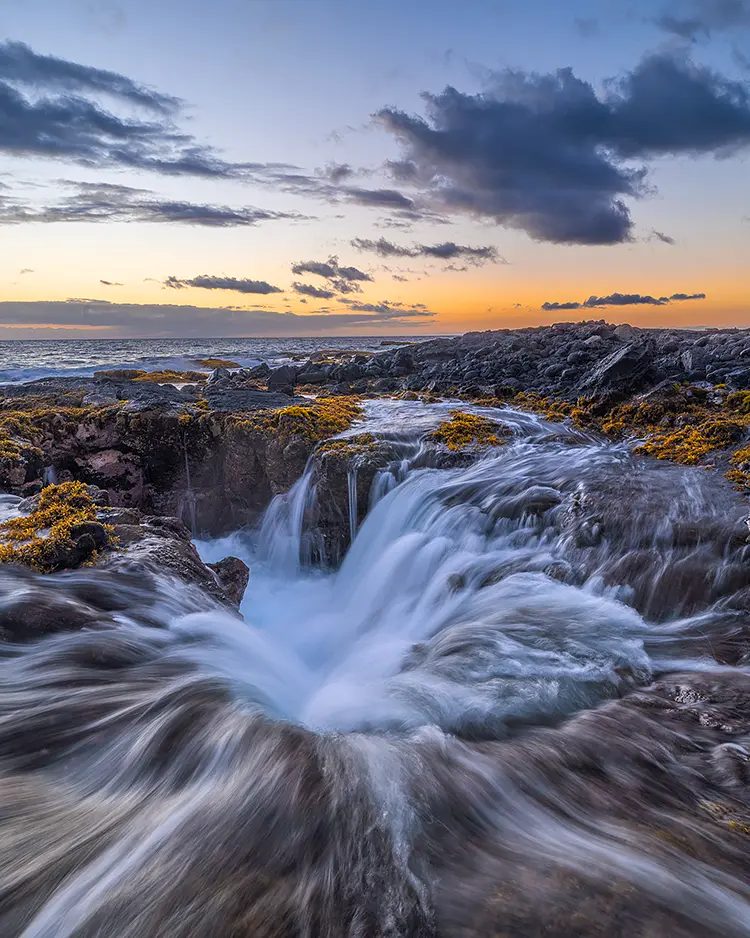 Island Currents, Kona Coastline, Hawaii, USA