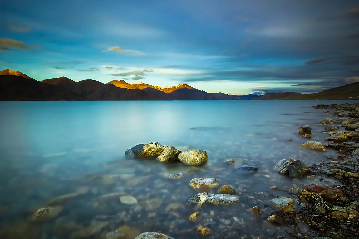 Pangong , World's Highest Saltwater Lake, Leh, India