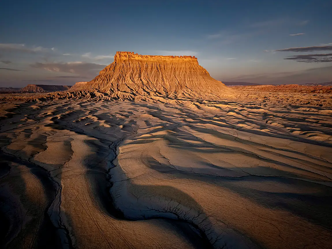 Sunrise At Factory Butte, Hanksville Utah, USA