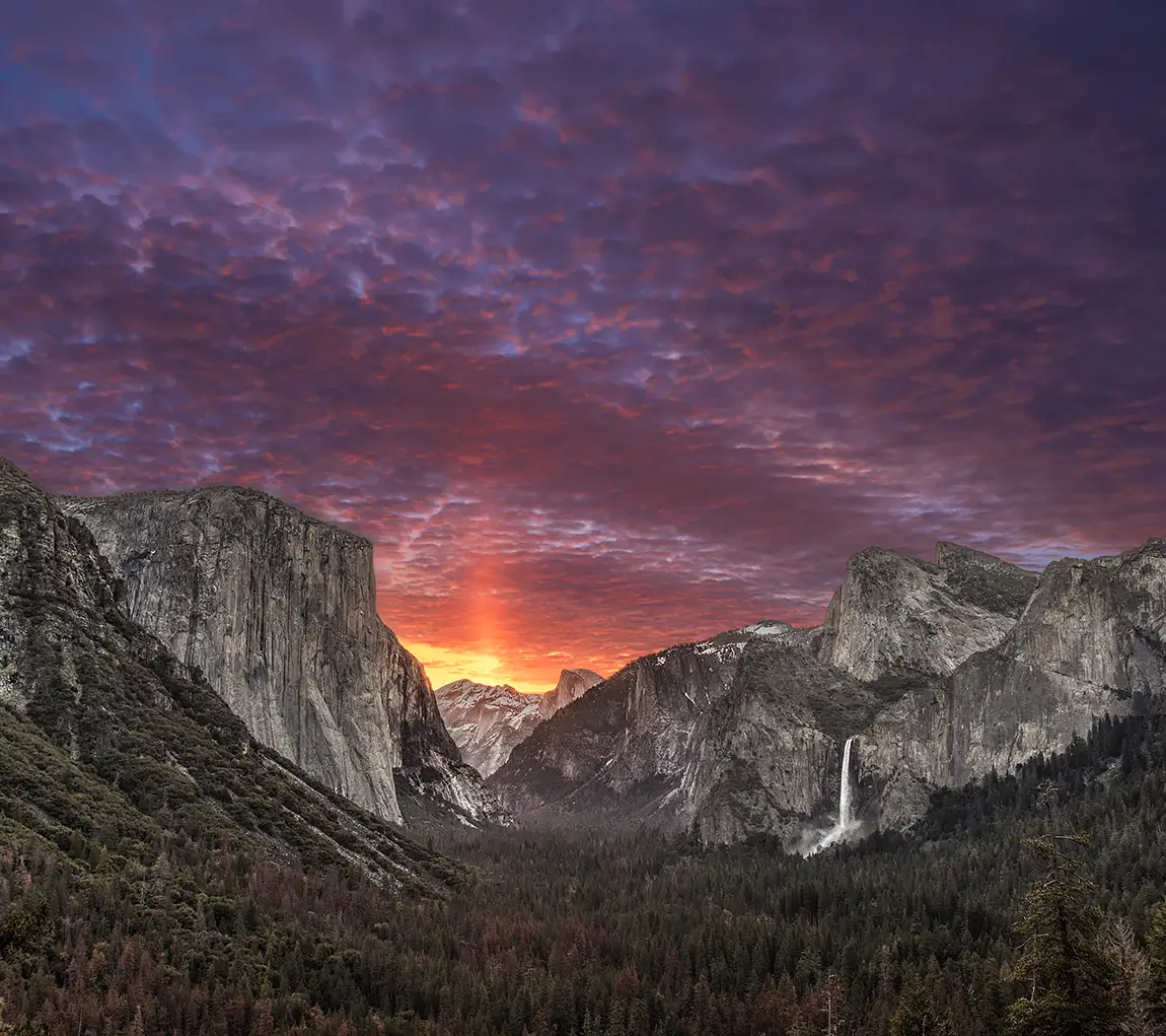 Yosemite Valley Sunrise, California, USA