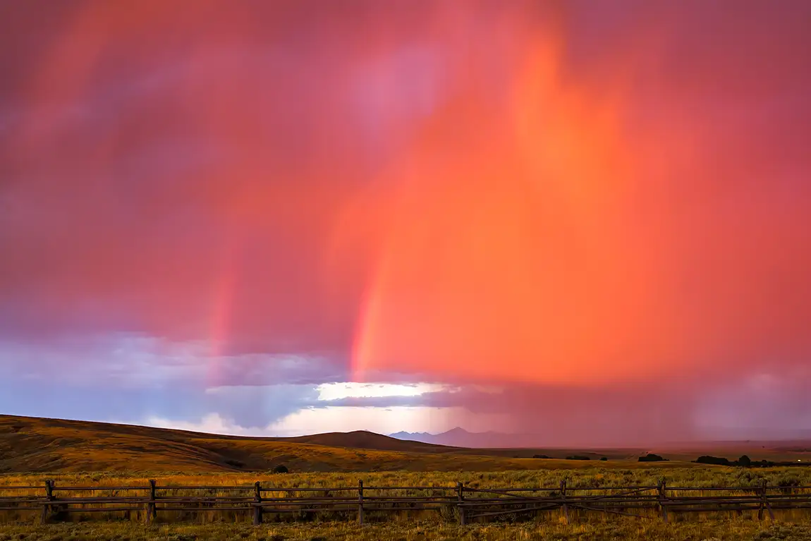 Big Hole Valley Rain Squall, Wisdom, Montana, USA