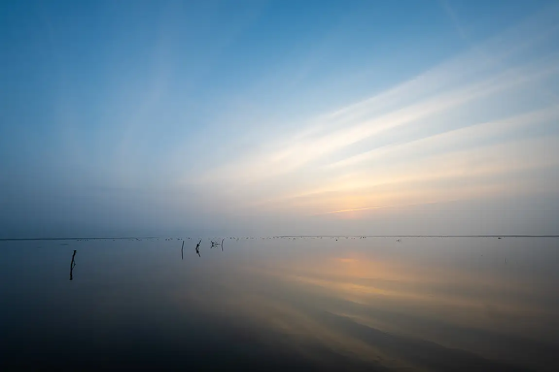 Coloured Horizon, Oster Hurup, Mariagerfjord, Nordjylland, Denmark