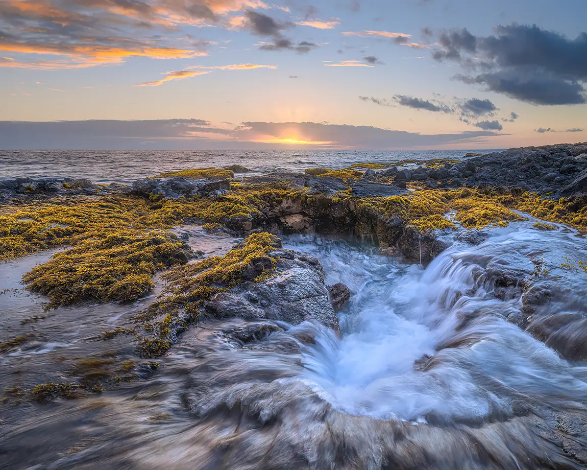 Currents Beneath The Light, Kona Coastline, Hawaii, USA