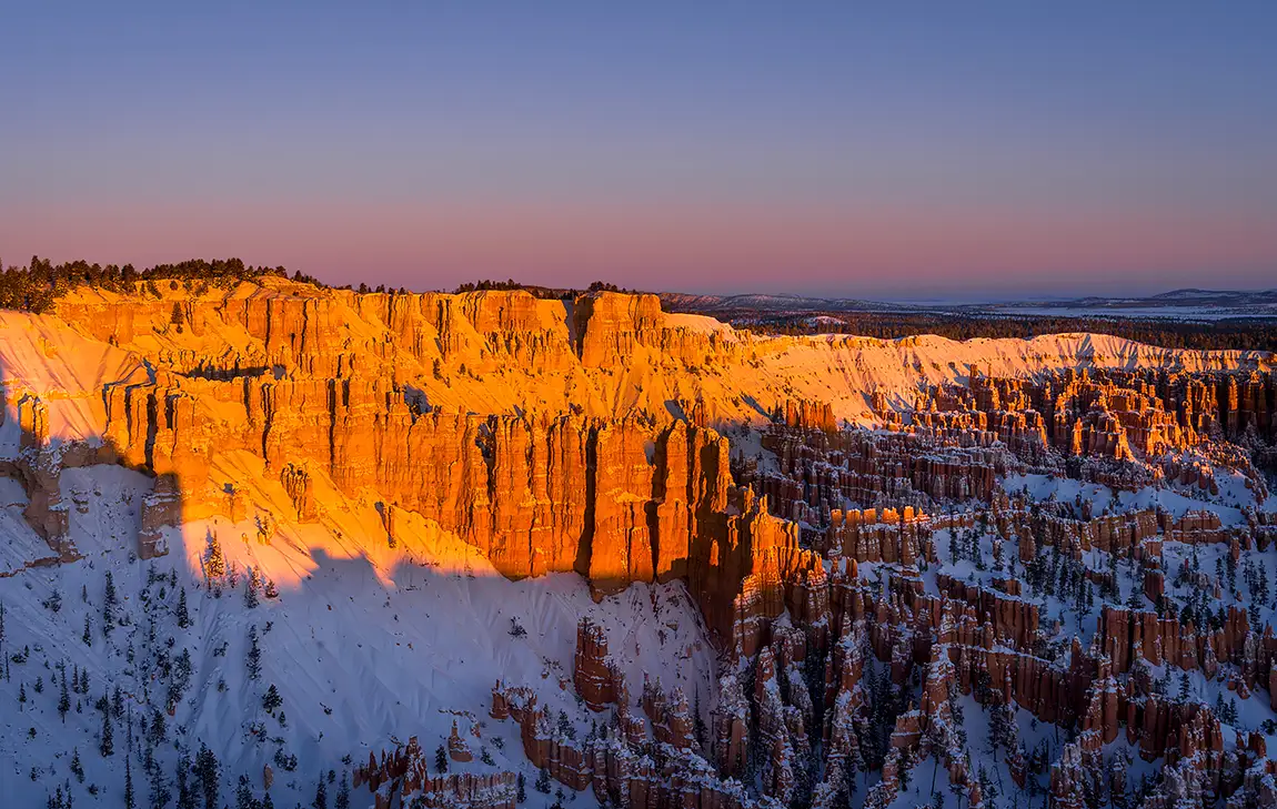 First Light On The Hoodoos, Bryce Canyon, Utah, USA