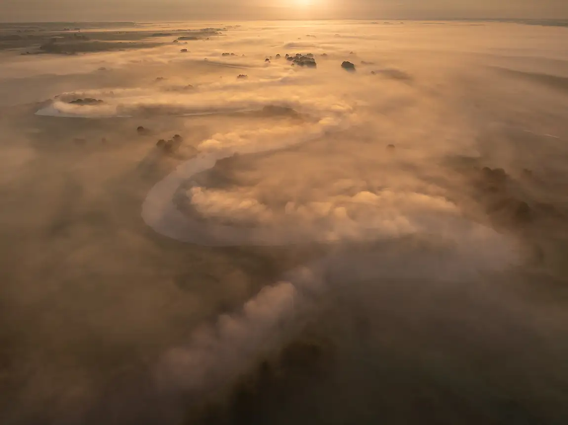 Misty Labyrinth, Lomza Landscape Park, Narew River, Poland