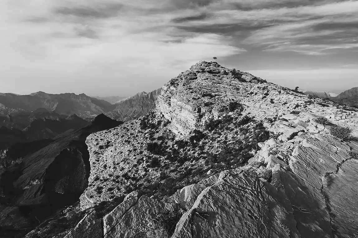 Rugged Terrain, Jebel Hat, Oman