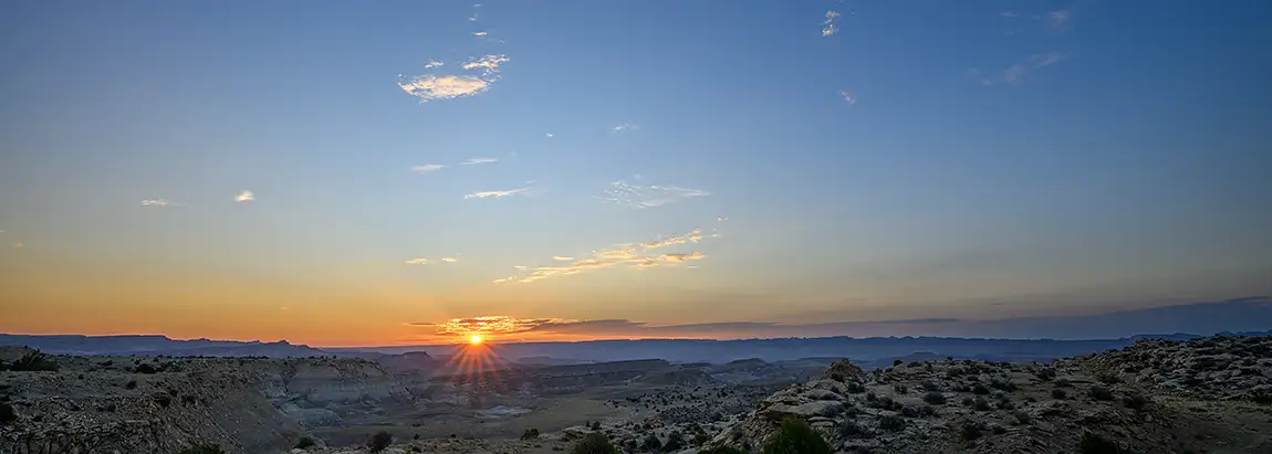 San Rafael Swell Sunrise, Emery County, Utah, USA