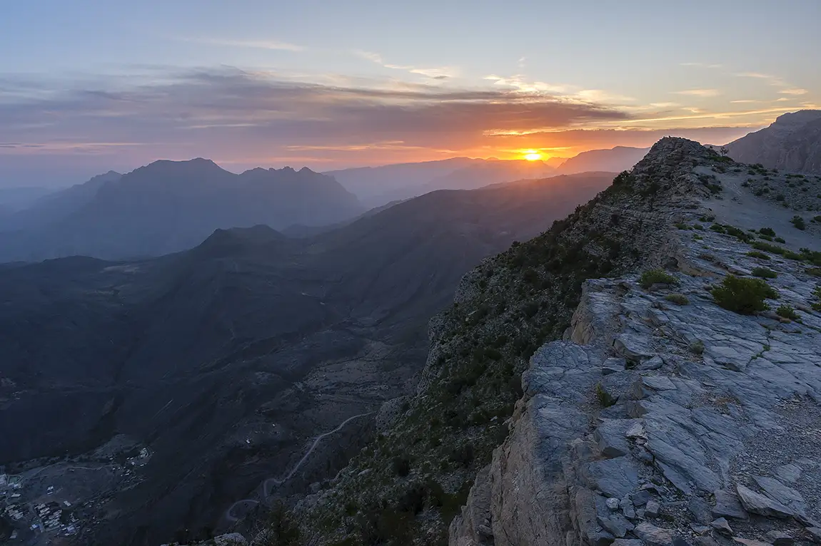 Sunrise In Jebel Hat, Oman