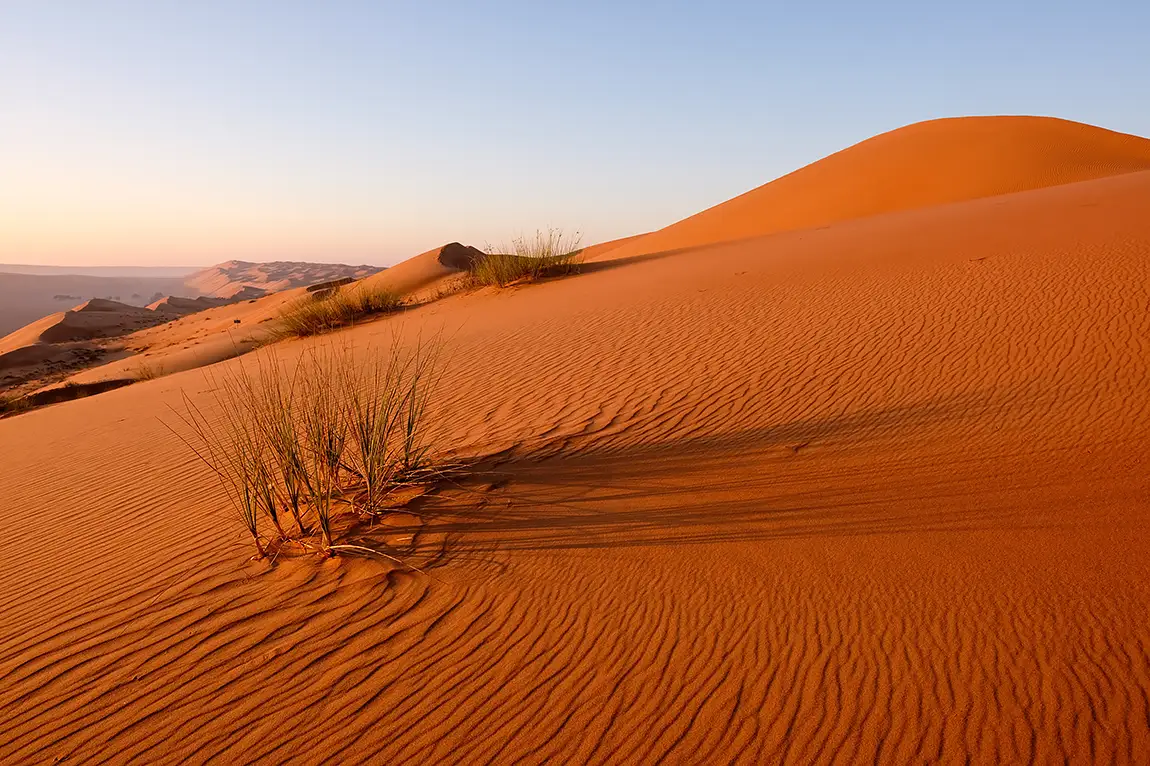 Sunrise Over The Desert, Wahiba Sands, Oman