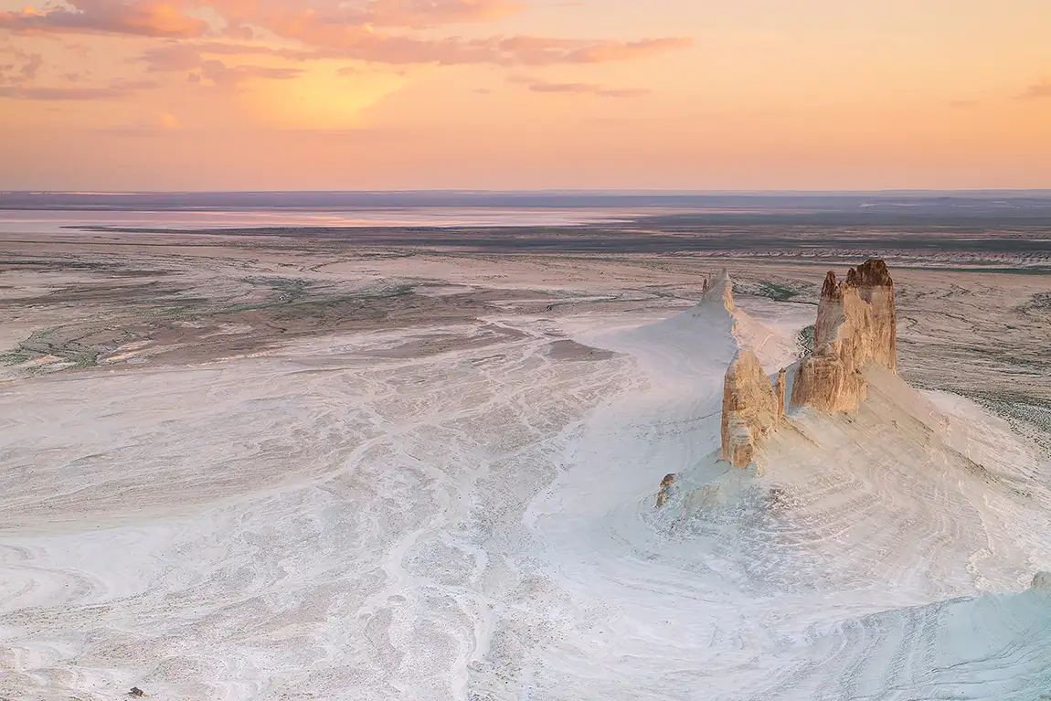 Sunset At Dragon's Crest, Bozzhyra, Kazakhstan