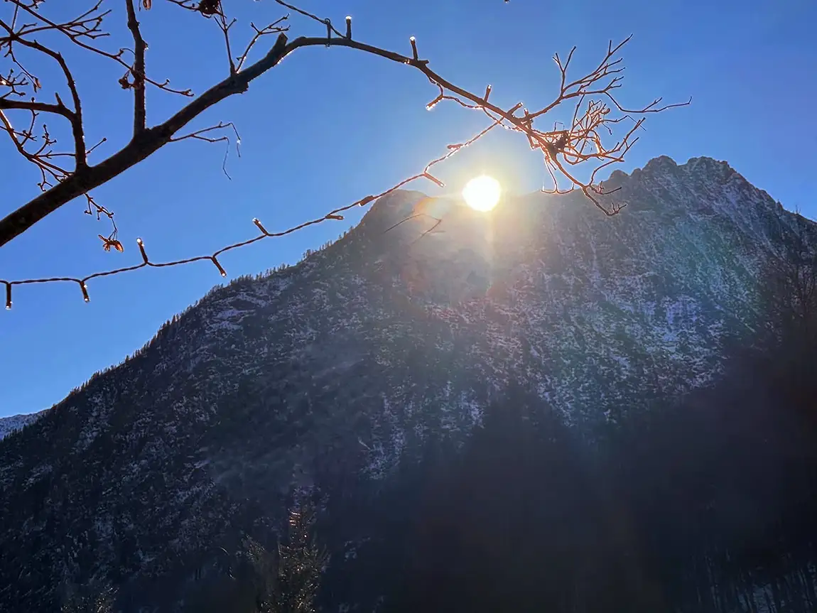 Sunset In Alagna Valsesia, Piedmont, Italy