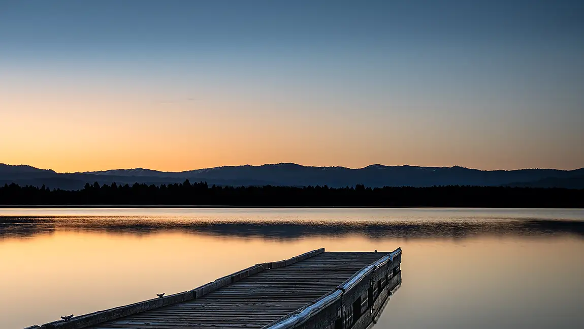 The Stillness Between, Lake Cascade, Cascade, Idaho, USA