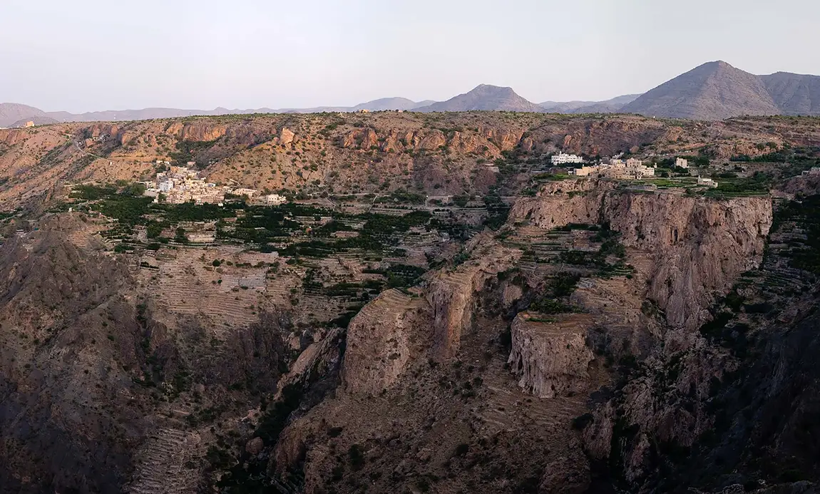 Villages And Terraces, Jebel Akhdar, Oman