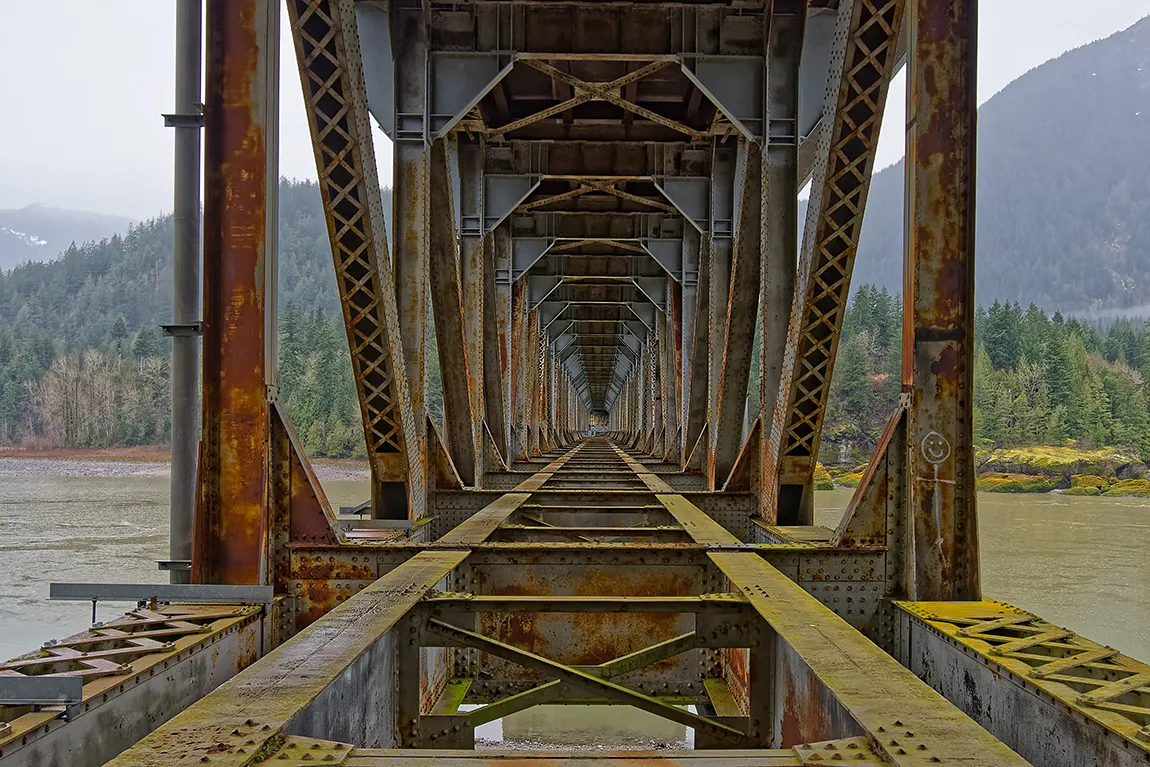 100 Year Old Hope Bridge, BC, Canada copy