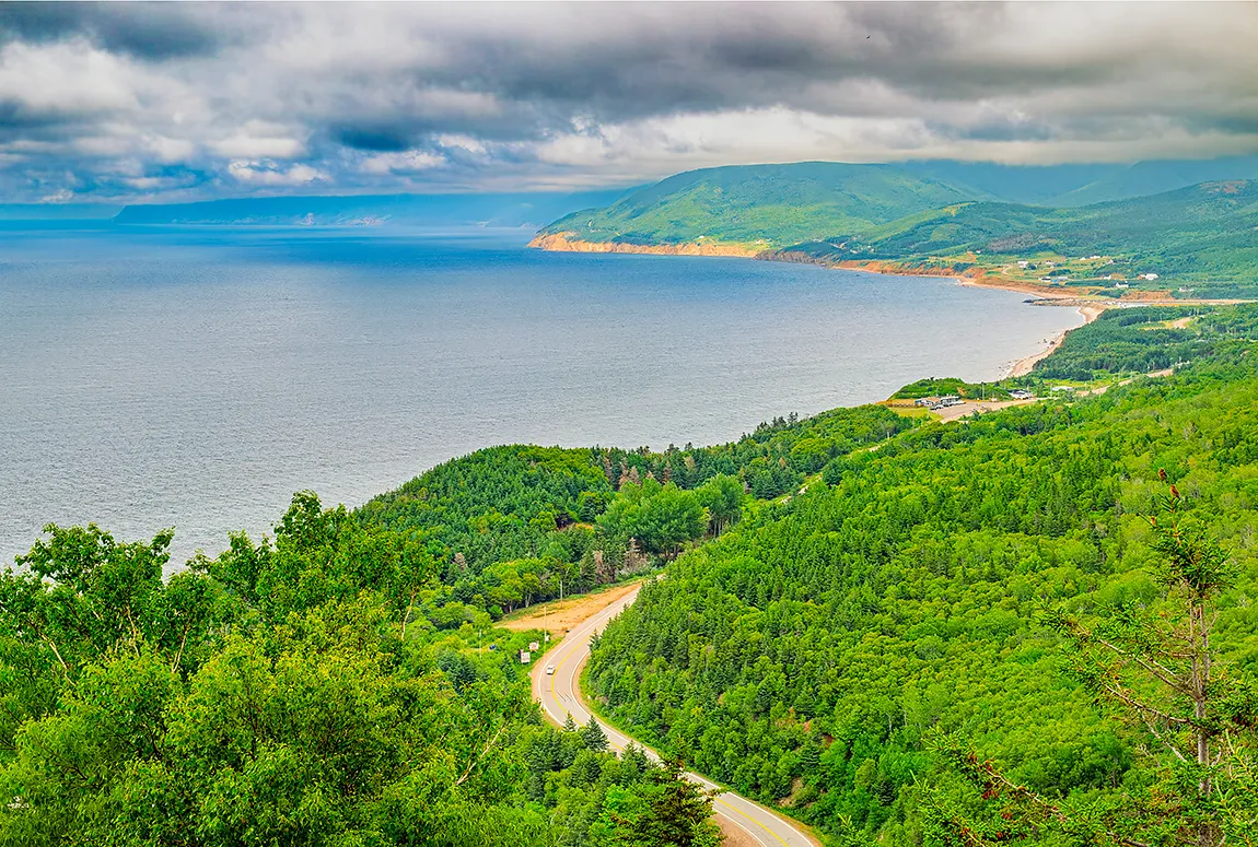 Amazing Coastline, Cabot Trail, Nova Scotia, Canada copy