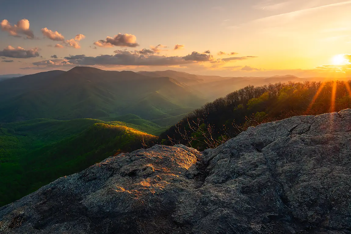 Appalachian Embers, Three Ridges Wilderness, Tyro, Nelson County, Virginia, USA