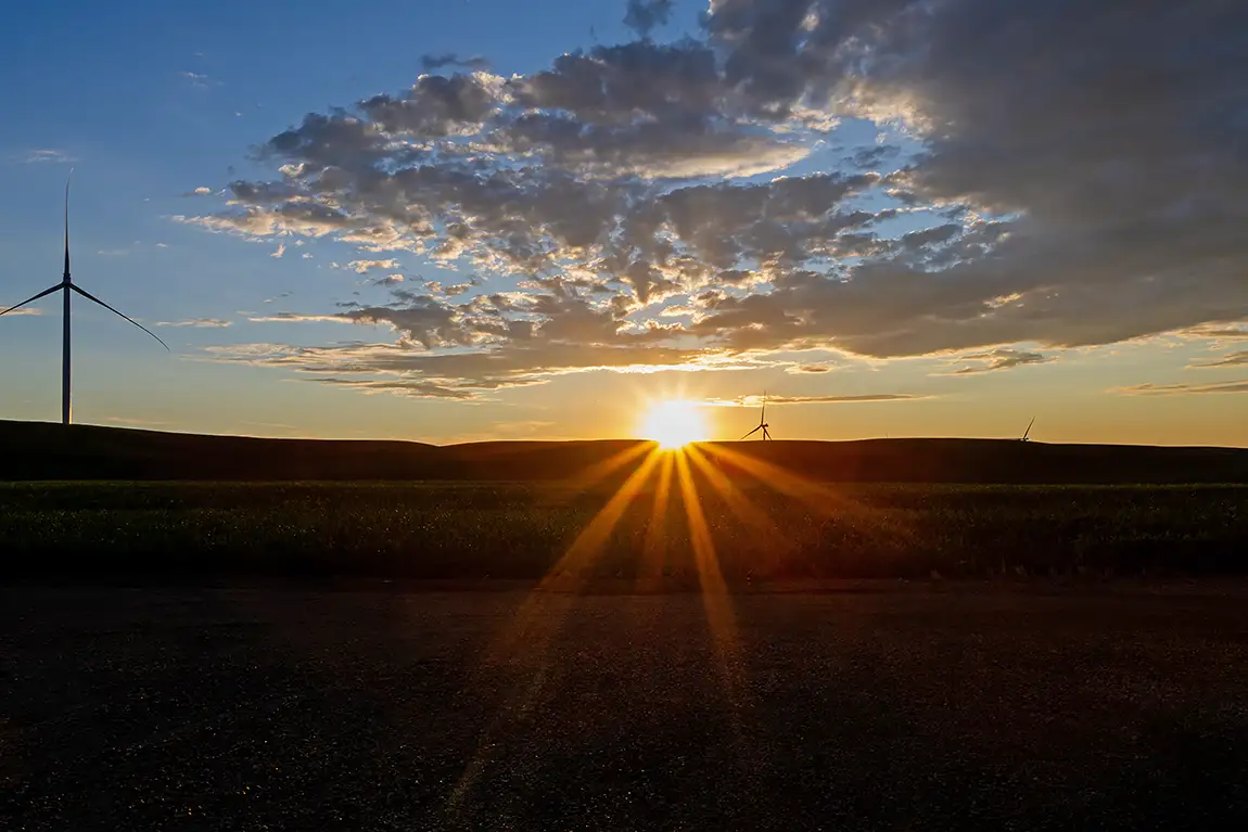 Drumheller Sunset, Alberta, Canada
