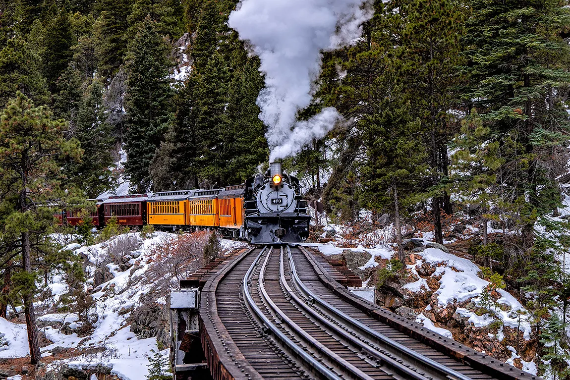 Durango To Silverton Train, Colorado, USA copy