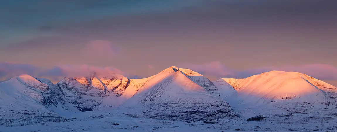First Light On An Teallach, Wester Ross, Scotland