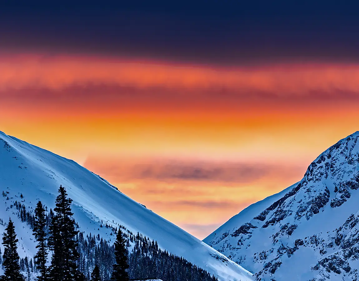 Frost And Fire, Telluride, San Miguel County, CO, USA