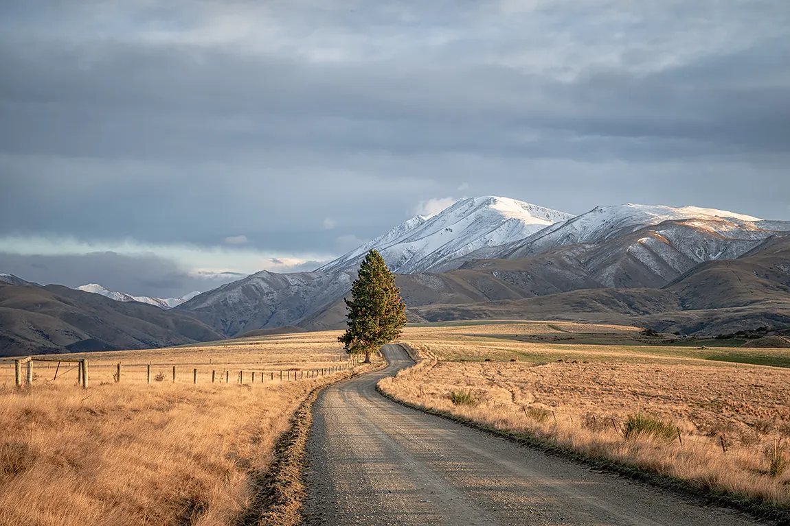 Road to St Bathans, Maniototo, South Island, New Zealand