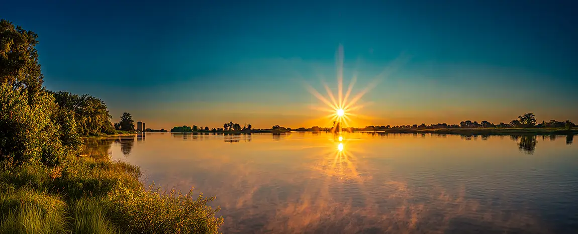Striking Sunrise, Plage de l Est, Montreal, Quebec, Canada