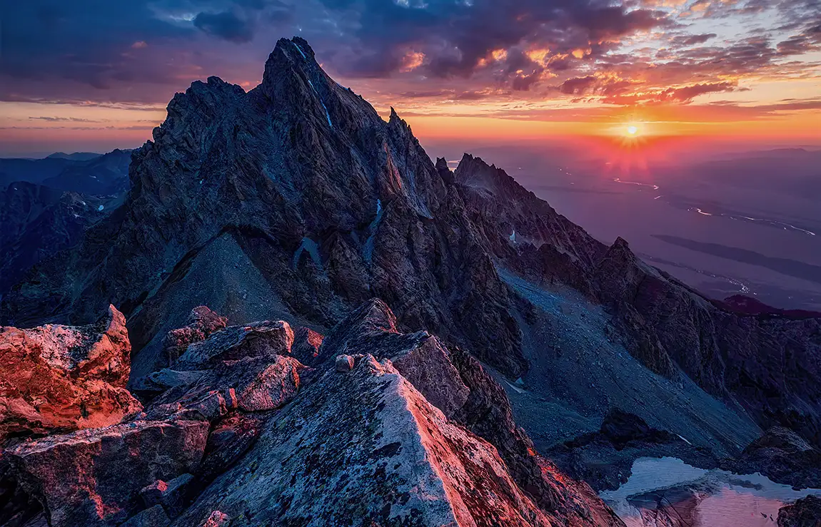 Sunrise Over Grand Teton National Park, Wyoming, USA