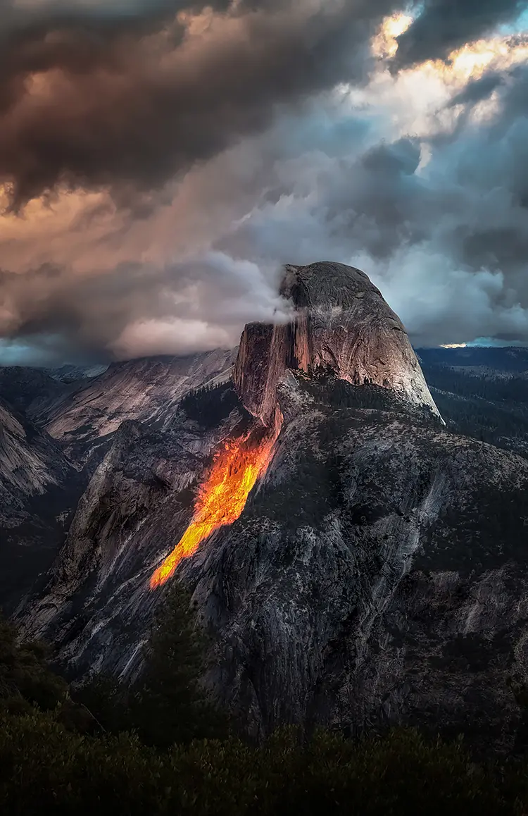 Sunset At Glacier Point, Yosemite National Park, California, USA