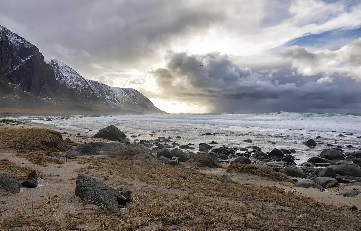 Tempest On The Beach, Eggum, Norway copy