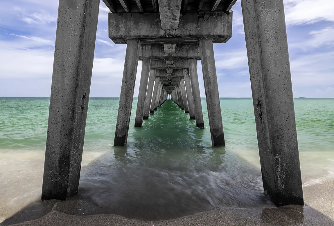 Under The Pier, Venice Beach, Florida, USA copy