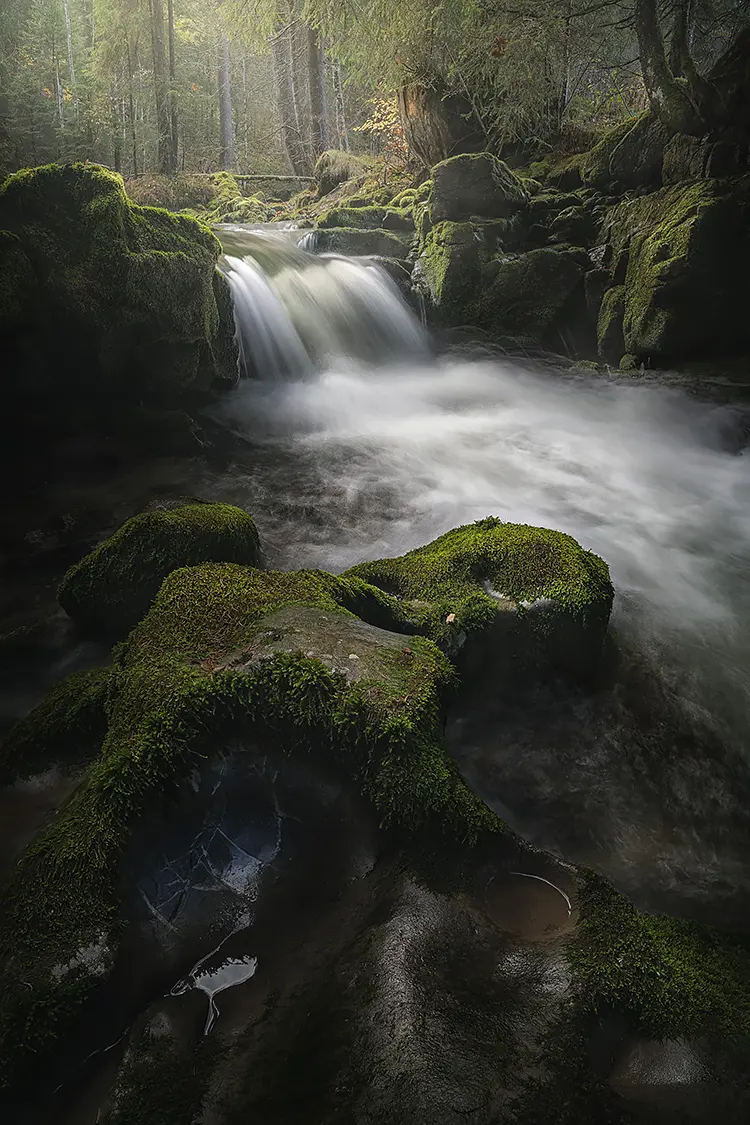 Black Water Stream, Schwarzwasser, Riezlern, Kleinwalsertal, Austria