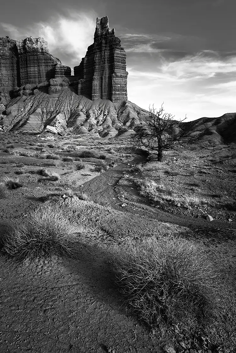Chimney Rock, Capitol Reef National Park, Utah, USA