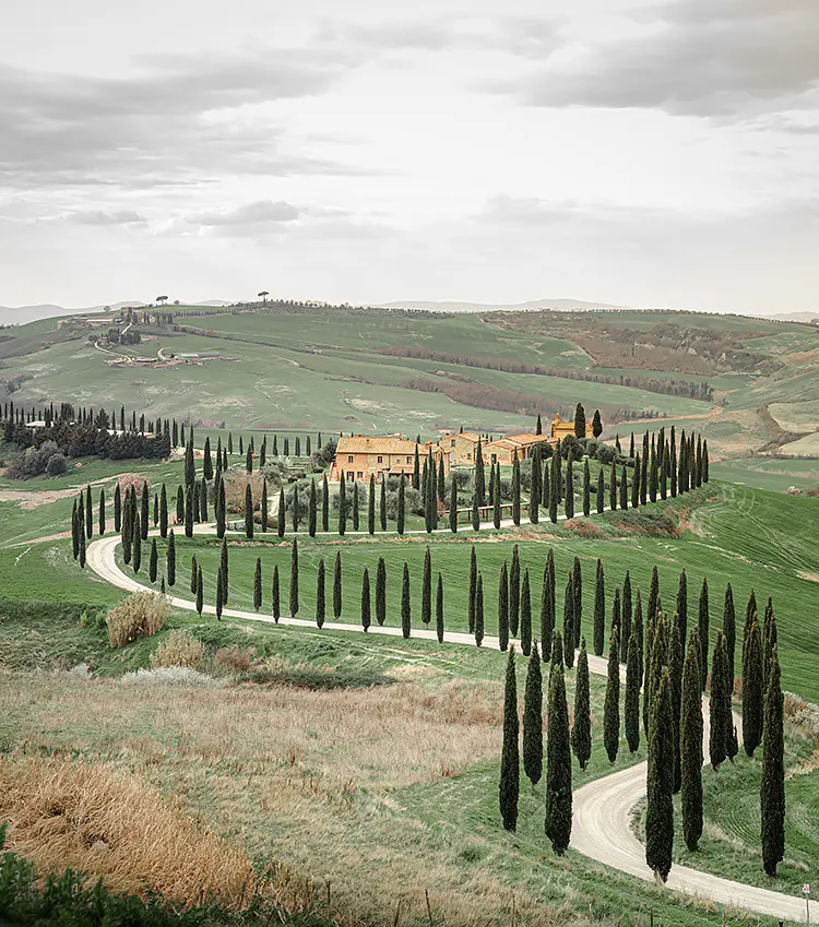 Country Road, Agriturismo Baccoleno, Tuscany, Italy