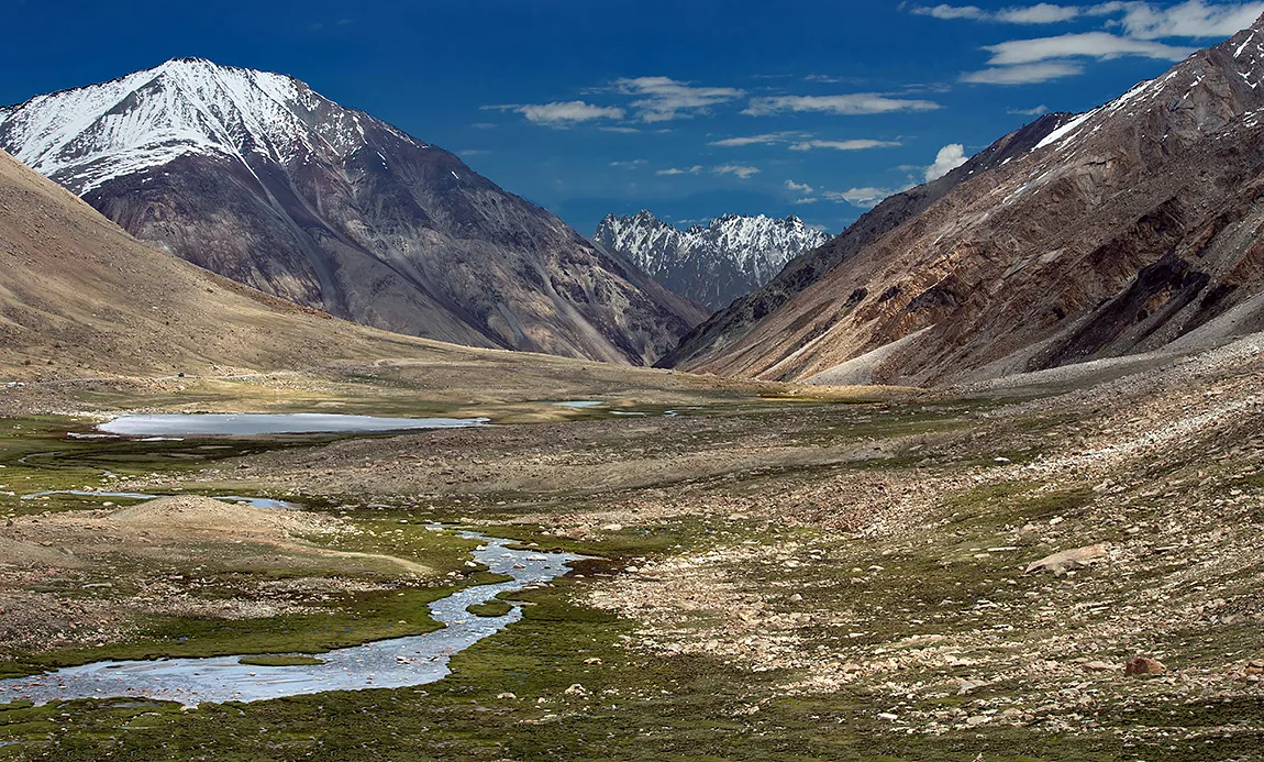 High Altitude Mountain Pass, Ladakh, India copy