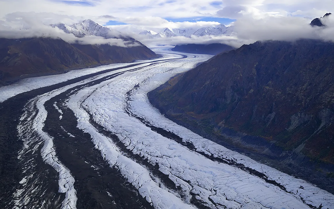 Matanuska Glacier, Chugach Mountains, Alaska, USA