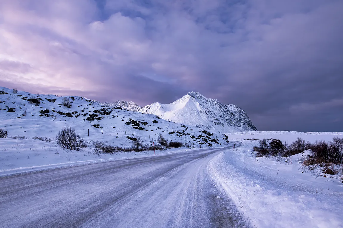 On The Road To Eggum Beach, Norway copy