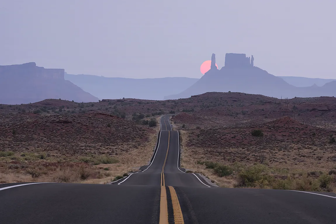 Sunset Among The Castles, Castle Valley, Utah, USA copy