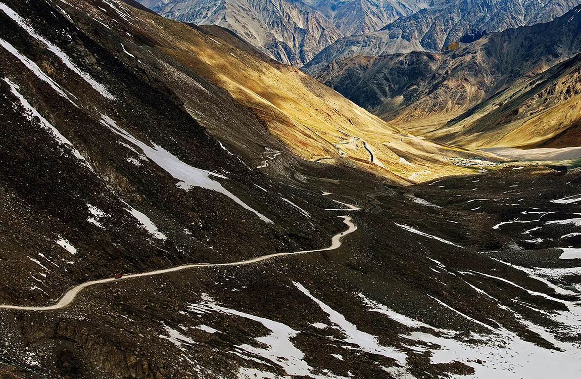 View Of Khardung La Pass, Ladakh, India