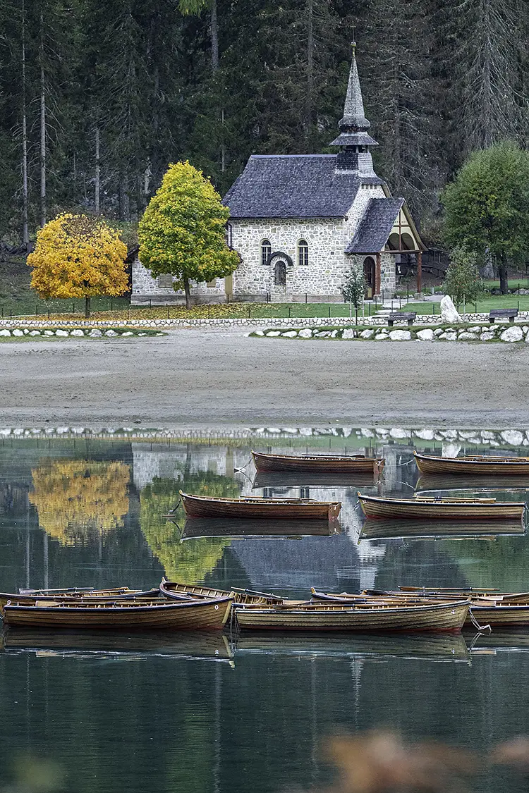 Autumn Serenity, Lago di Braies, South Tyrol, Italy
