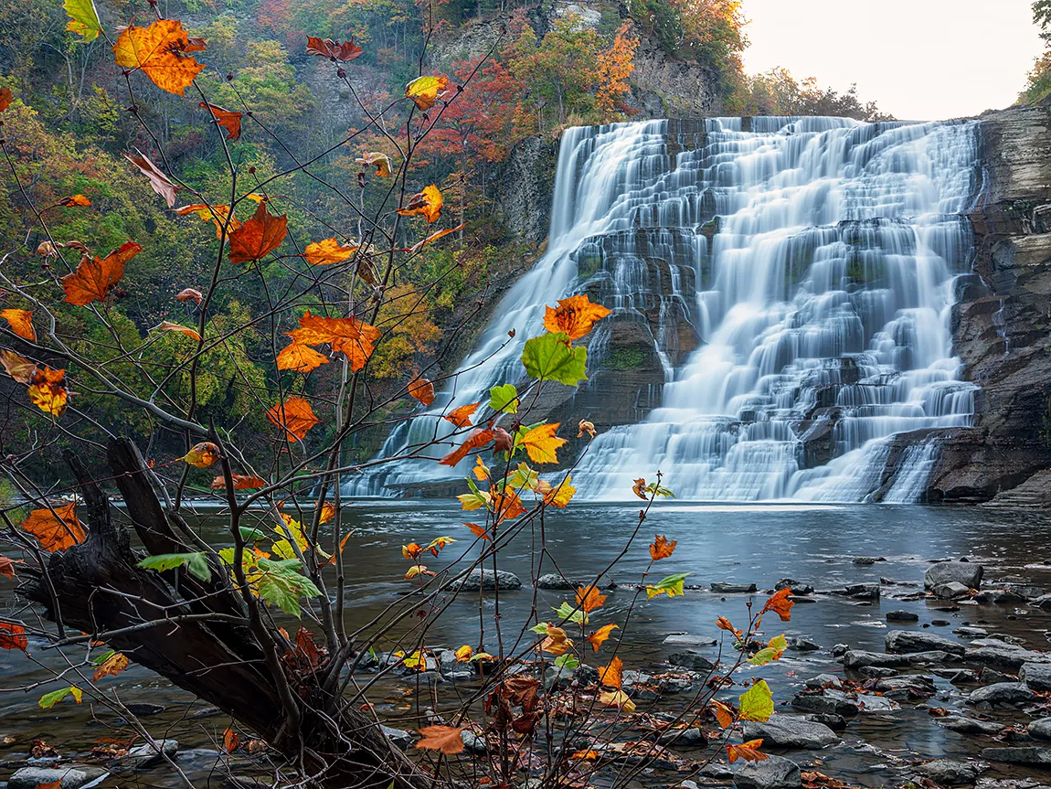 Autumnal Cascade, Ithaca, NY, USA