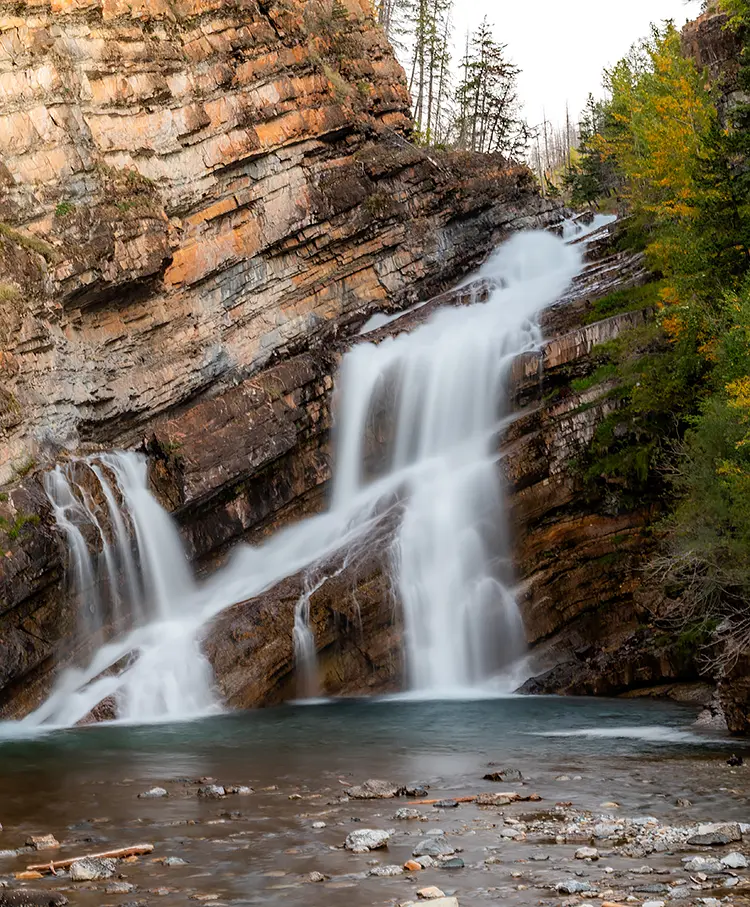 Autumnal Cascade, Watertown, Alberta, Canada