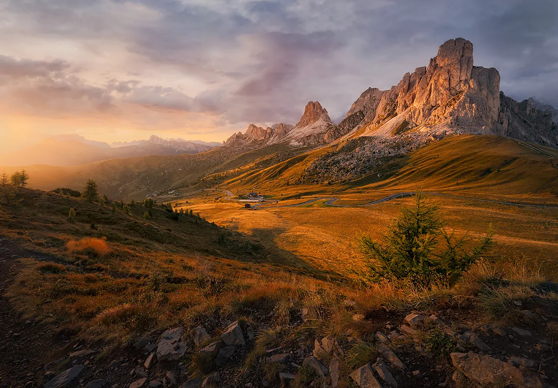 End Of Summer, Passo Giau, Dolomites, Italy