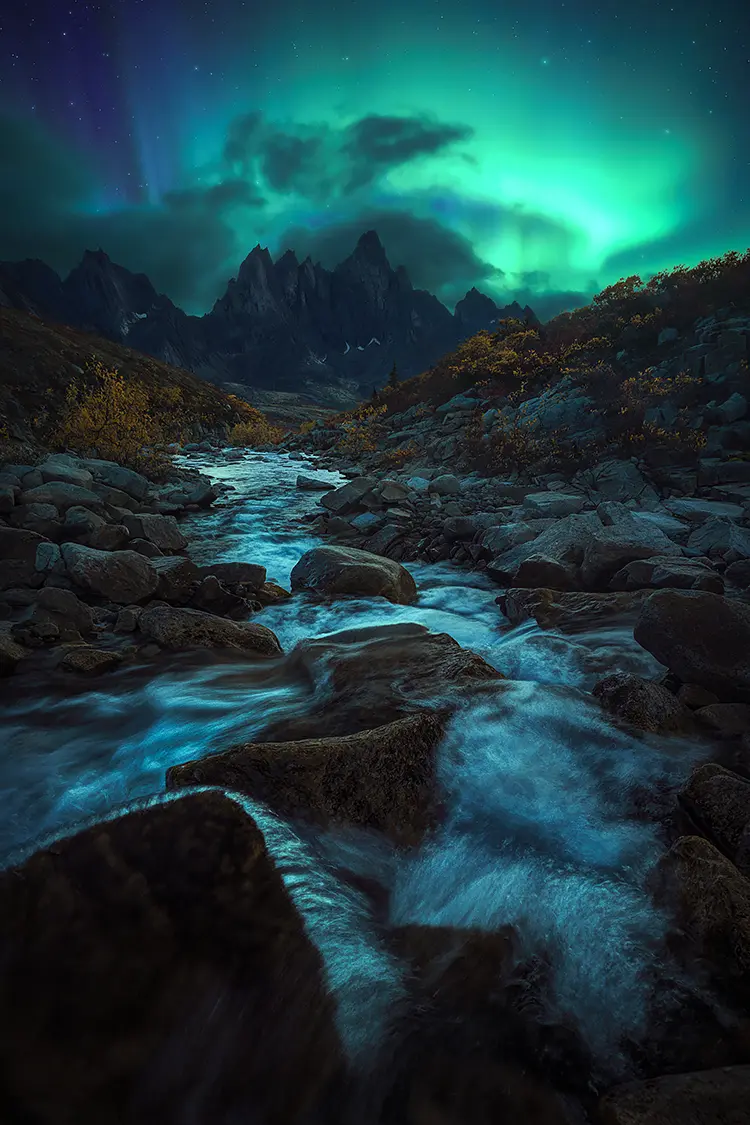 Northern Lights, Tombstone Territorial Park, Yukon Territory, Canada